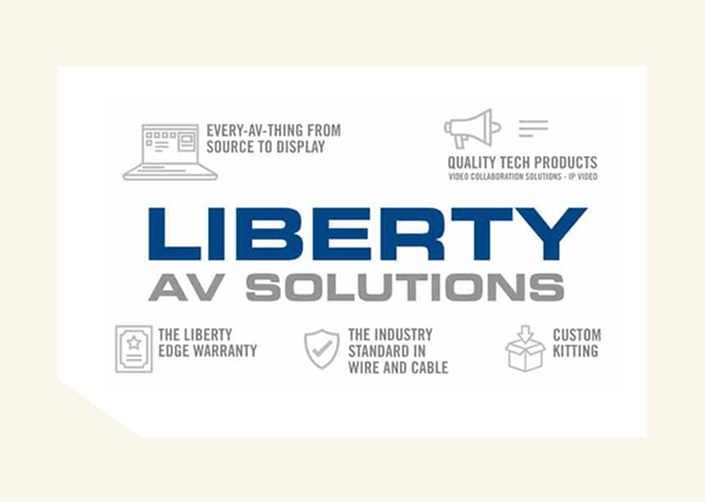Certainly! Heres a concise version for your promotional image text:
Every-AV-Thing from Source to Display. Quality Tech Products. The Liberty Edge Warranty. Industry Standard Wire & Cable. Custom Kitting.